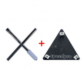 Pack Cruz de Rueda de auxilio+Apoyo en Carbono de Llave en Cruz 